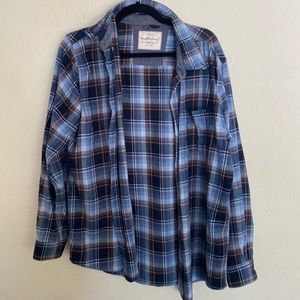 Blue flannel